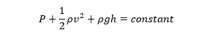 Bernoulli’s equation